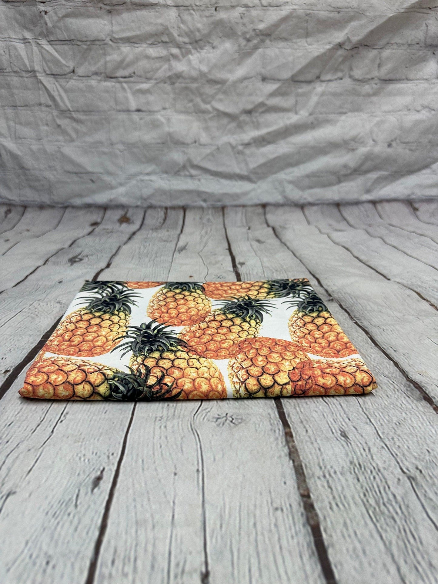 4 Way Stretch Assorted Print Nylon Spandex Fabric By The Yard Tricot Swim Wear Bikini Active Tropical Fruit Pineapple 240 GSM