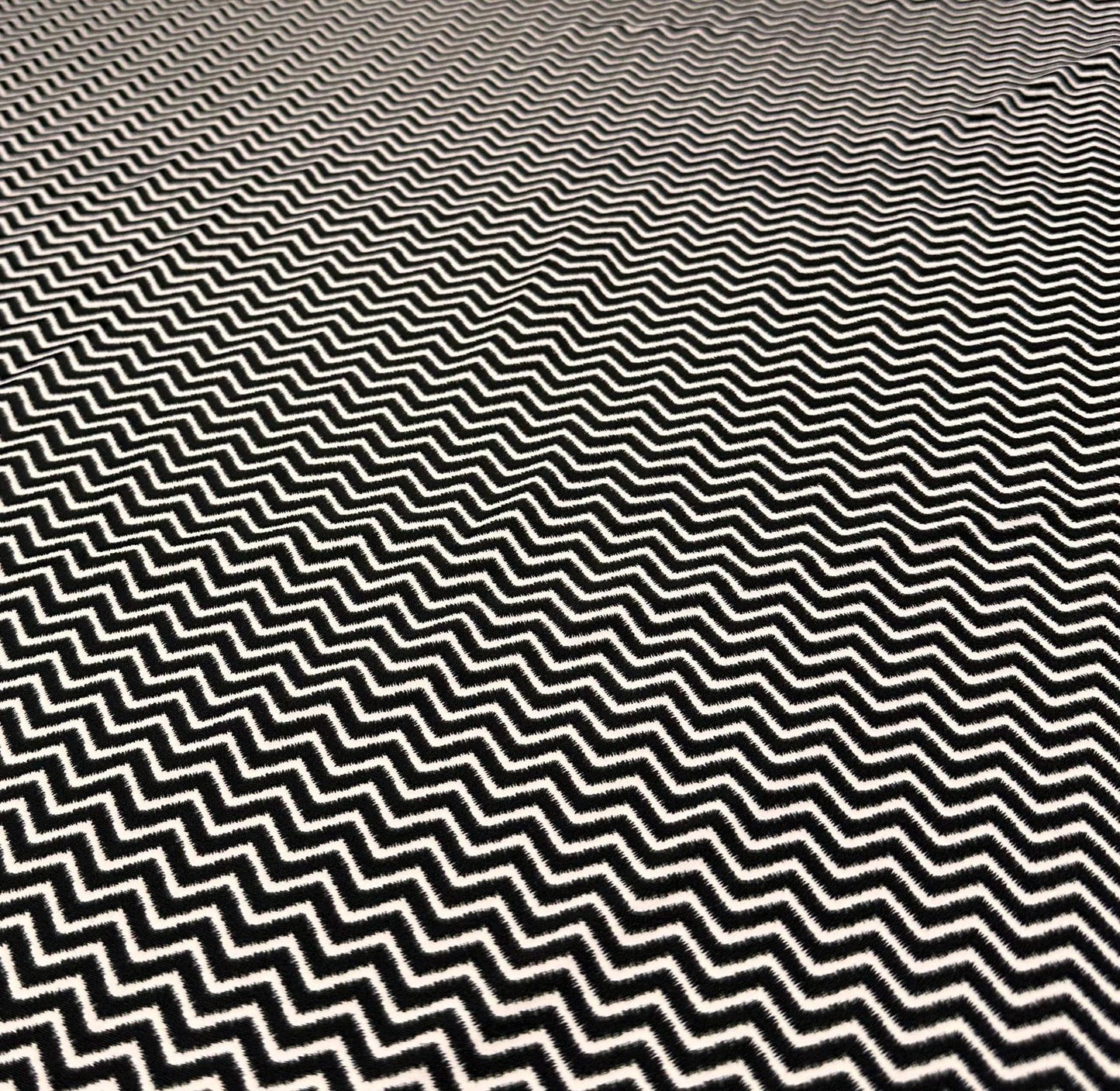 4 Way Stretch Print Nylon Spandex Fabric By The Yard Tricot Swim Wear Bikini Active Wear Chevron Black White