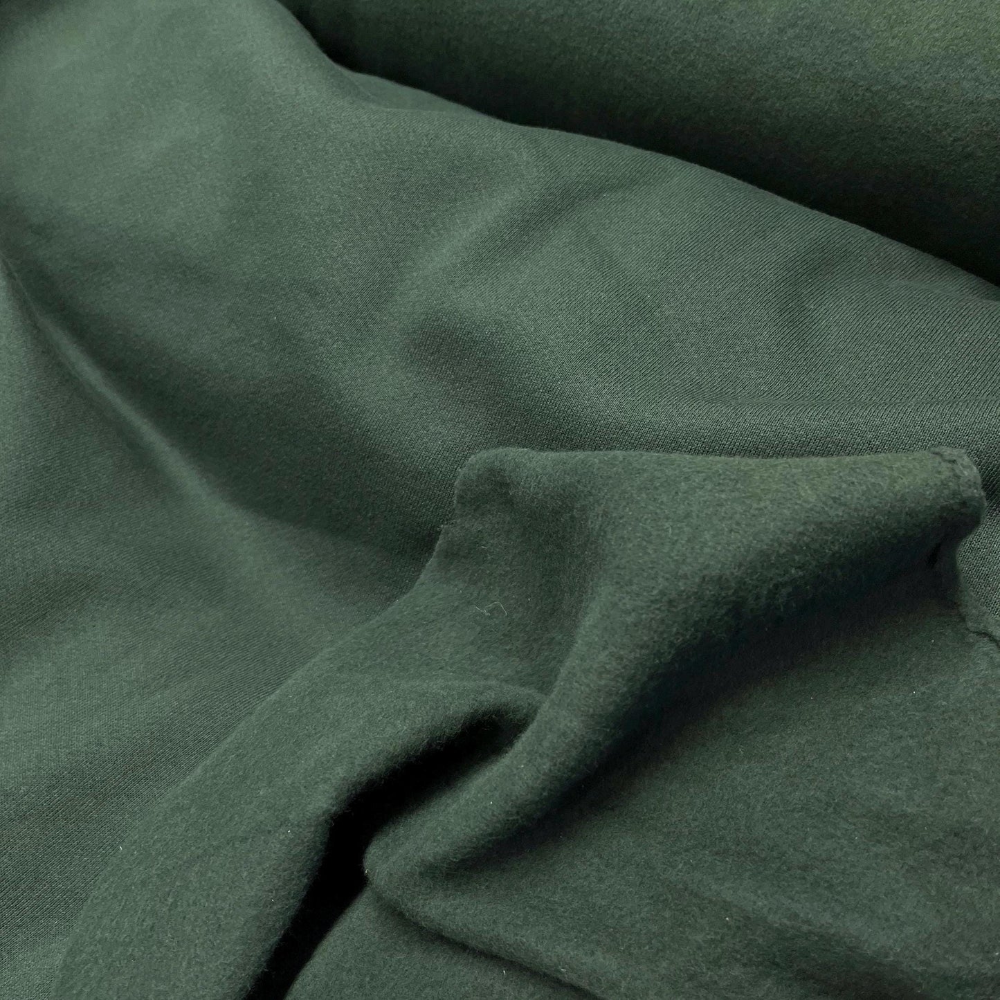 Premium Heavy Thick 16oz 100% Cotton Fleece Soft and Cozy Fabric for All Seasons Sweatshirt Joggers Streetwear Hunter Green