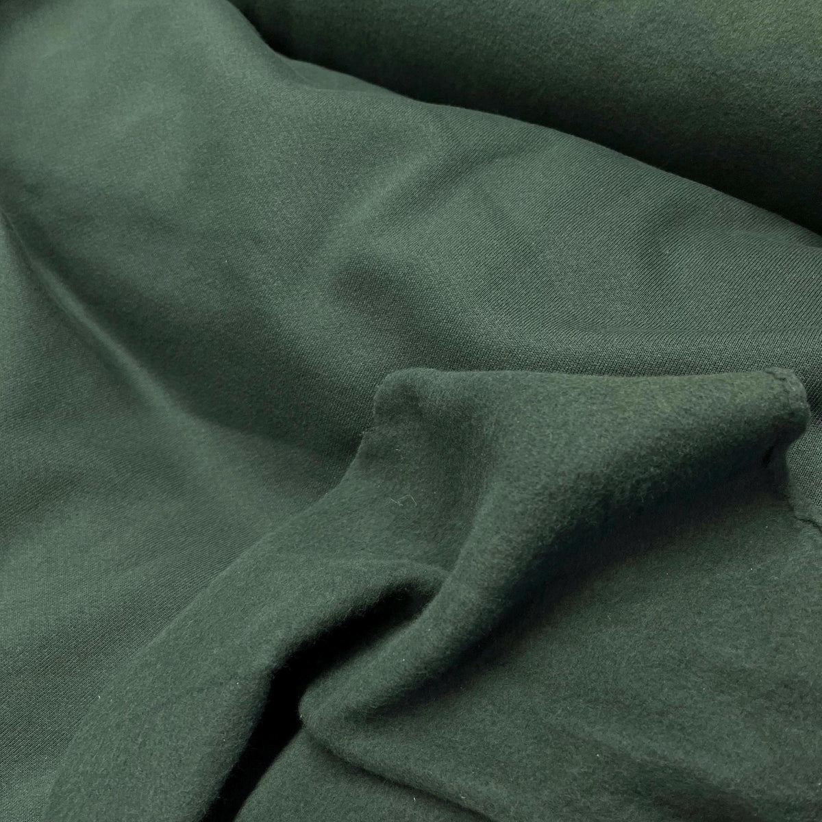 Premium Heavy Thick 16oz 100% Cotton Fleece Soft and Cozy Fabric for All Seasons Sweatshirt Joggers Streetwear Hunter Green