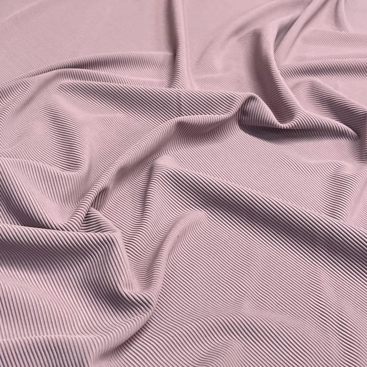 Premium 4-Way Stretch Ribbed Nylon Spandex Fabric for Swimwear Fabric By The Yard Steel LT Mocha