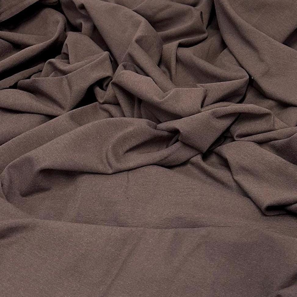 Ultra Soft 4 Way Stretch Cotton Spandex Jersey Knit Fabric By The Yard 200GSM Bodycon Bodysuit ShapeWear Natural
