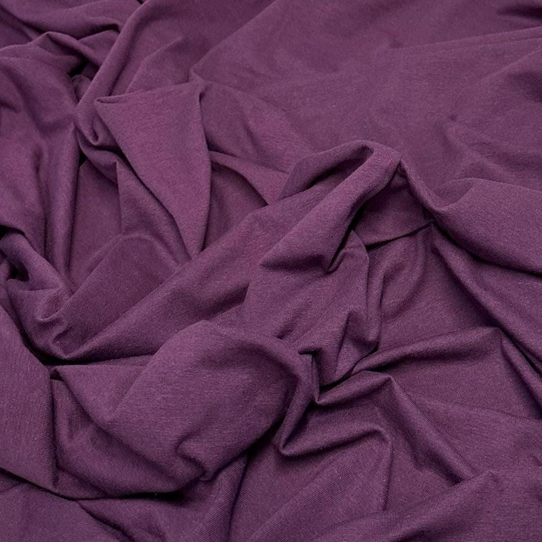 4-Way Stretch Soft Cotton Spandex Fabric Jersey Knit | Bestseller | Fabric By The Yard | Fall Colors