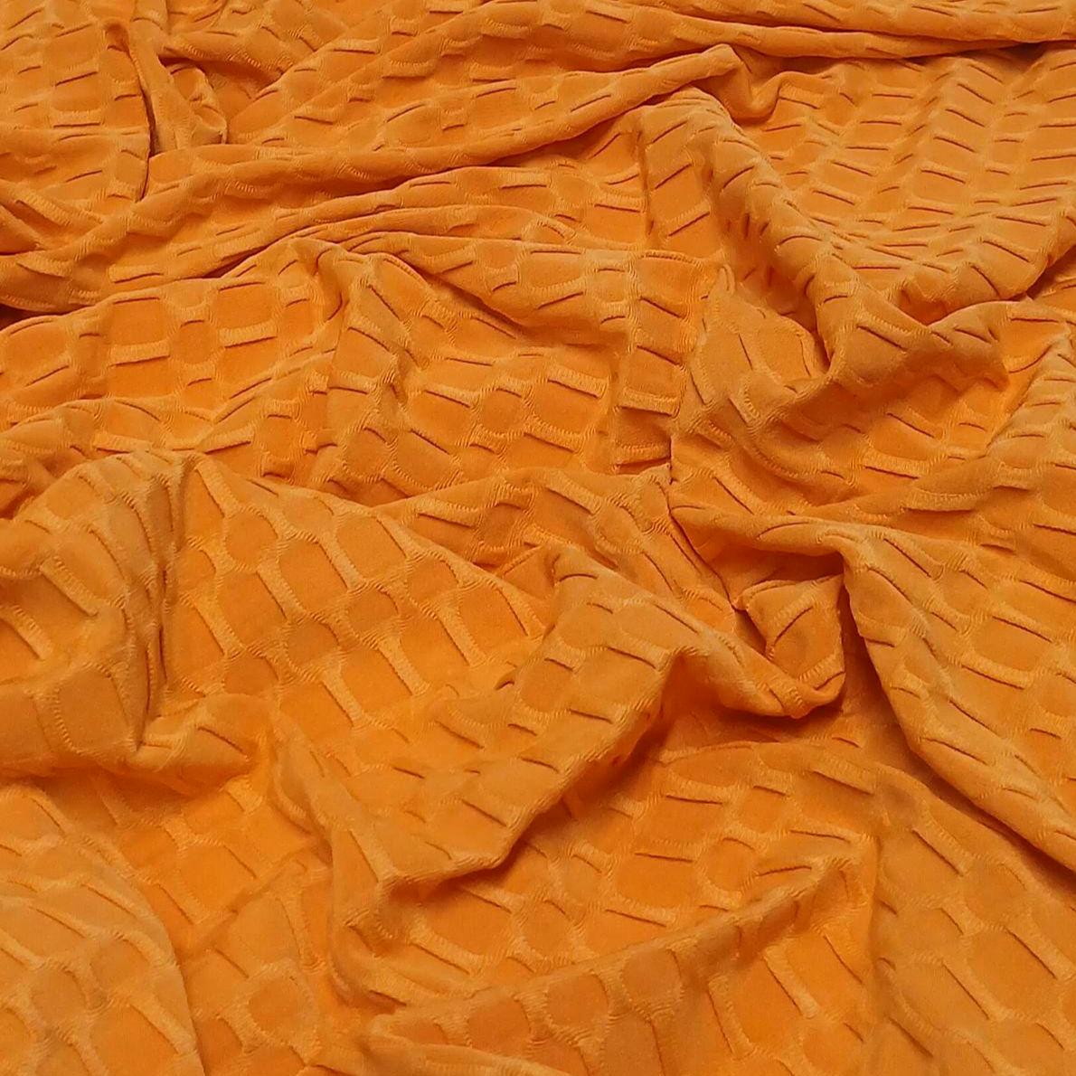 4-Way Stretch Honeycomb Knit Fabrix for Tik Tok Leggings, Work Out Gear, Biker Shorts, Swimwear Fabric By The Yard Bright Colors #4