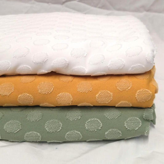 Texture 4 Way Stretch Raised Swiss Dot Fabrib By The Yard Polka Dot
