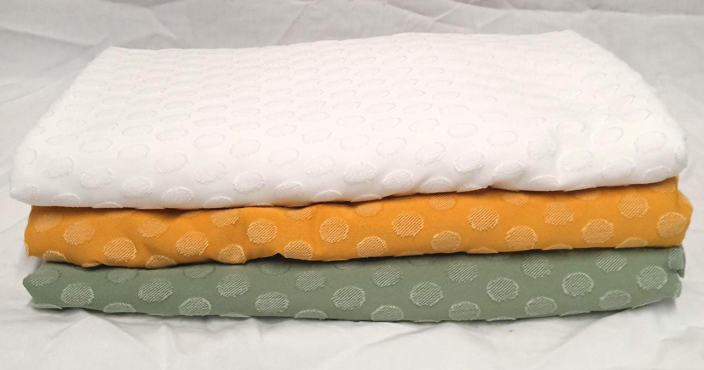 Texture 4 Way Stretch Raised Swiss Dot Fabrib By The Yard Polka Dot