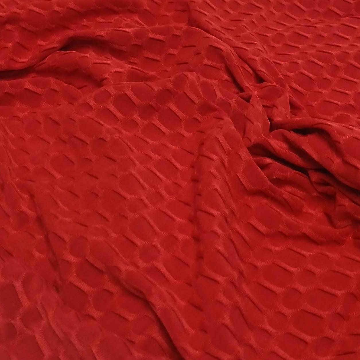 4-Way Stretch Honeycomb Knit Fabrix for Tik Tok Leggings, Work Out Gear, Biker Shorts, Swimwear Fabric By The Yard Bright Colors #4