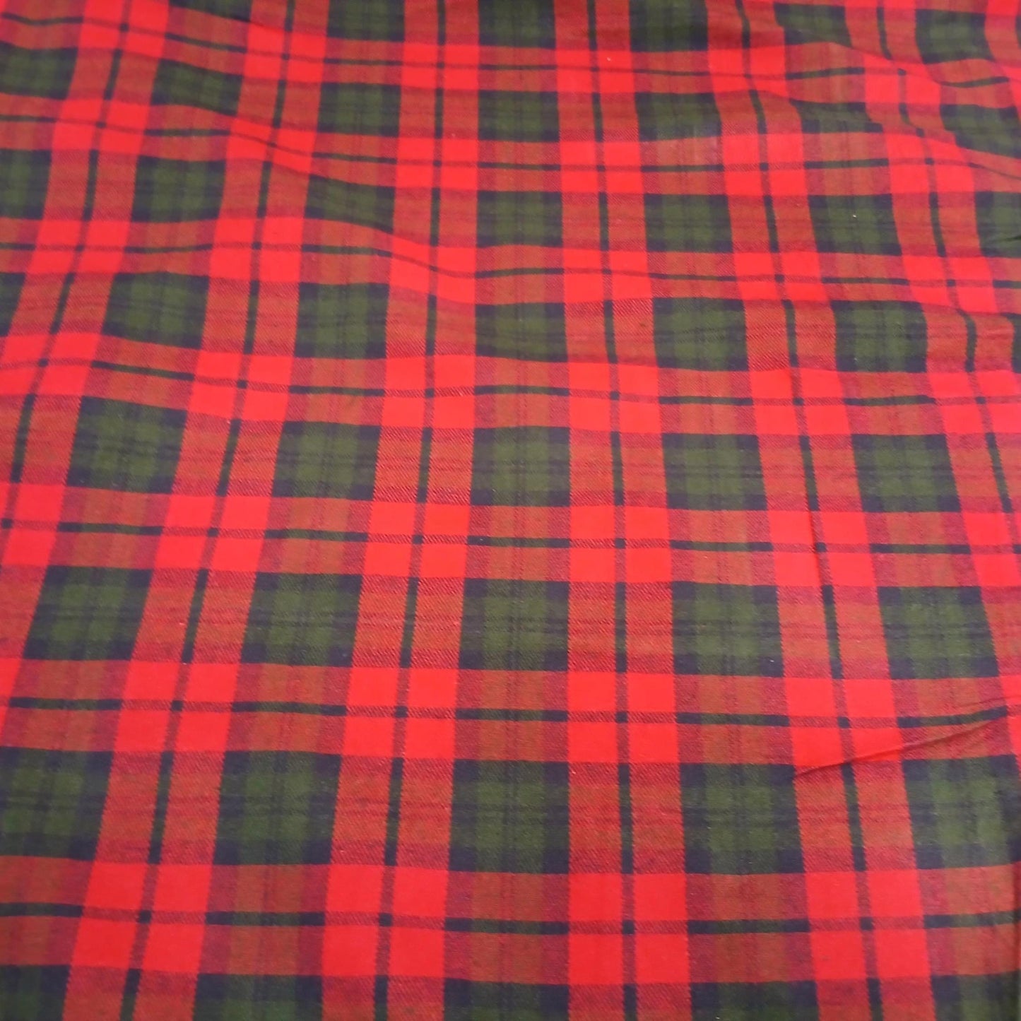 Christmas Buffalo Plaid Flannel Fabric 100% Cotton Gingham Checkered Material