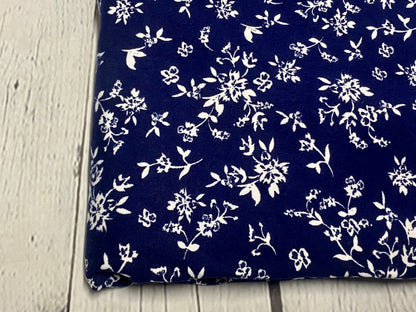 DBP Double Brushed Poly Spandex Print Medium Flower Floral Print By The Yard