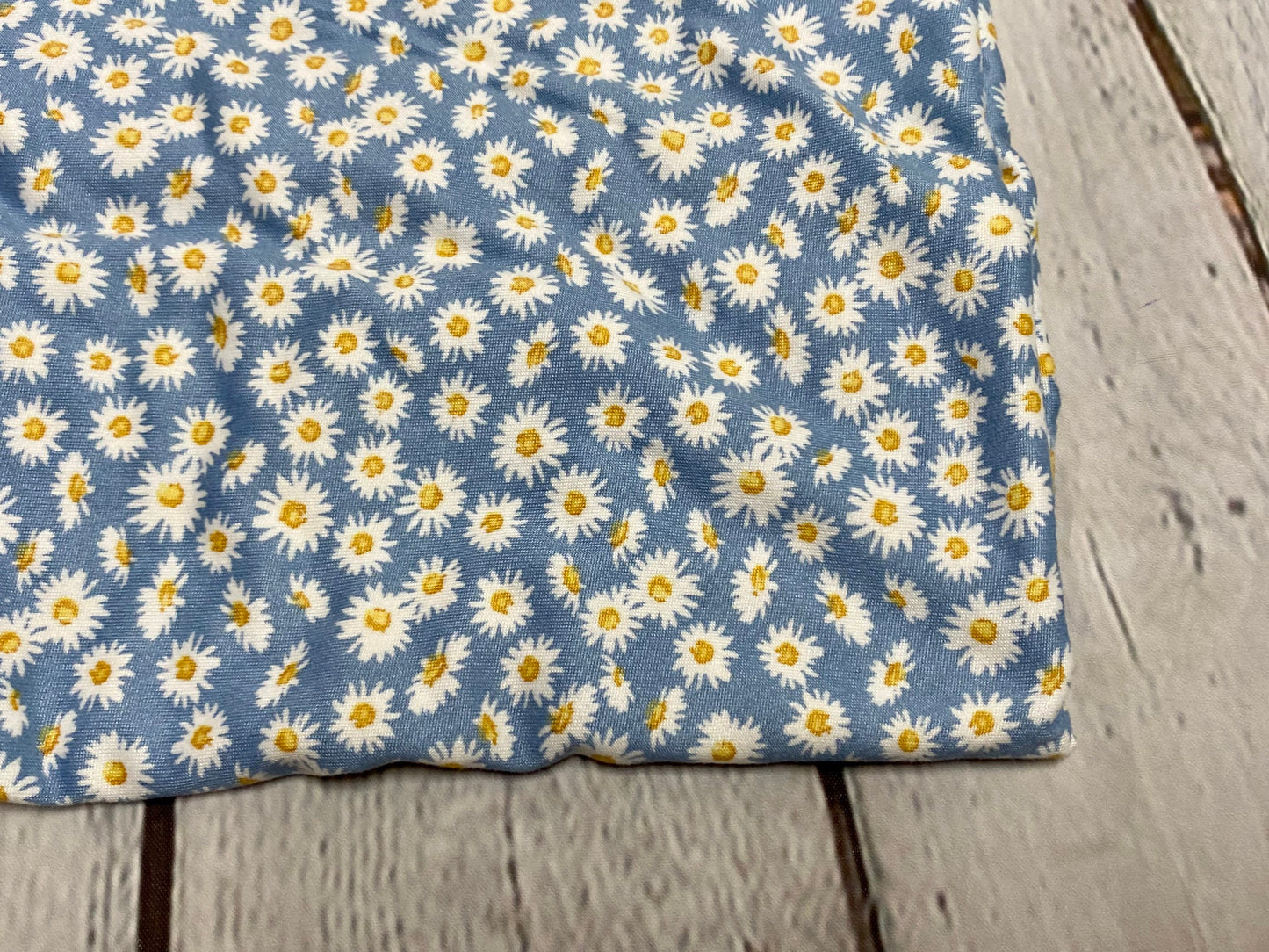 DBP Double Brushed Poly Spandex Print Mini Daisy  Flower Floral Print By The Yard
