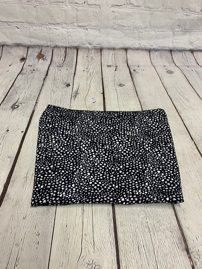 4 Way Stretch Assorted Print Nylon Spandex Fabric By The Yard Tricot Swim Wear Bikini Active Wear Black White Dot Print 280 GSM