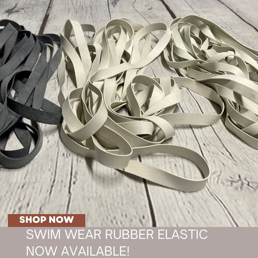 Swim Wear Rubber Elastic! In Stock, Great Quality, Ships Same Day!