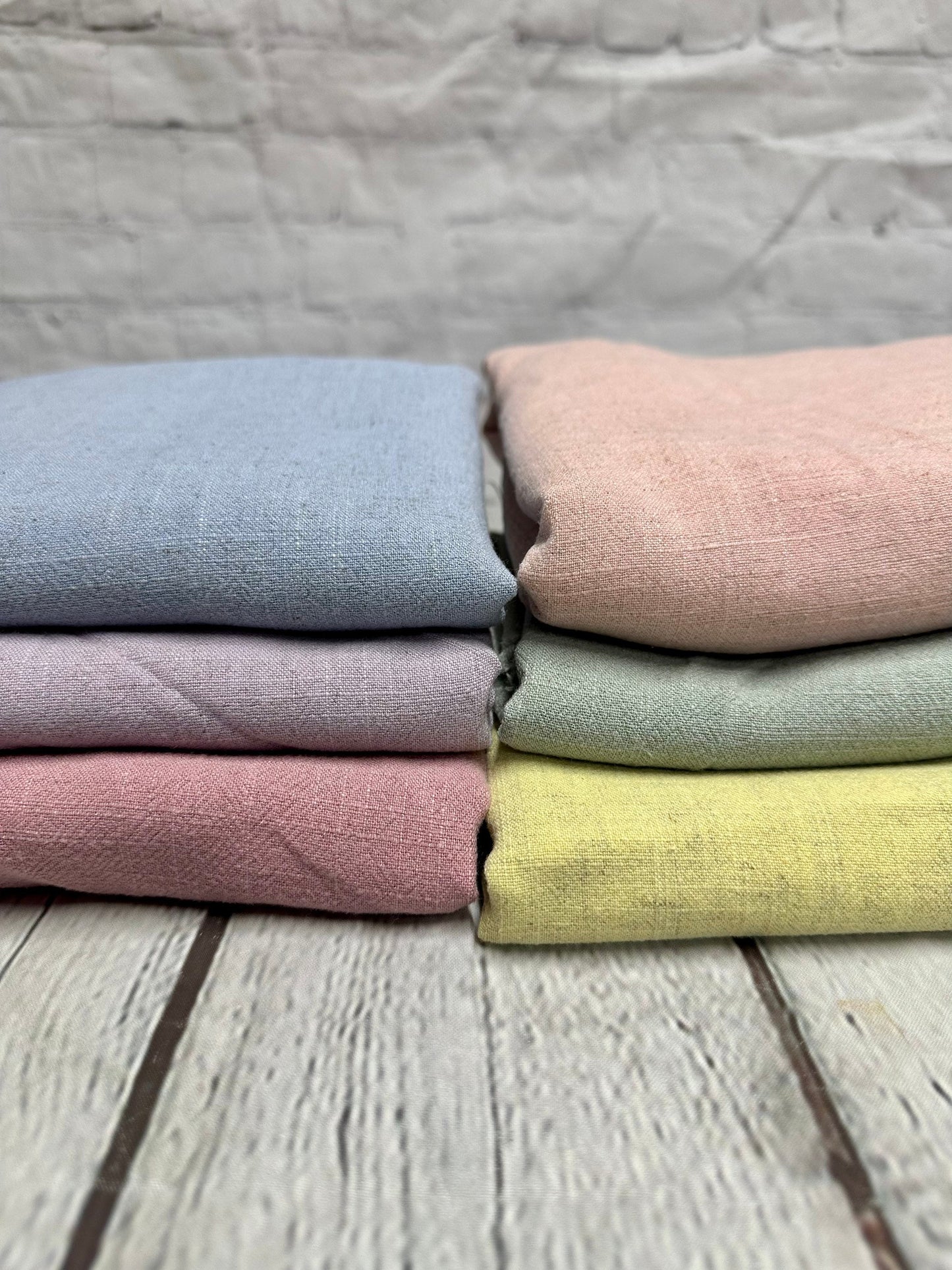 Rayon Linen Blend Soft Woven Fabric By The Yard 240 GSM