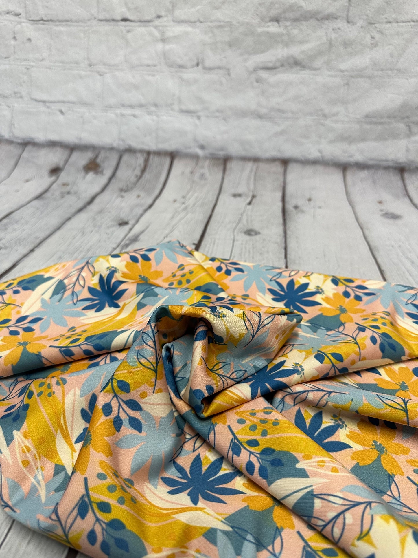 4 Way Stretch Print Spandex Fabric By The Yard Tricot Swim Wear Bikini Abstract Flower Boho Floral Geometric 280 GSM