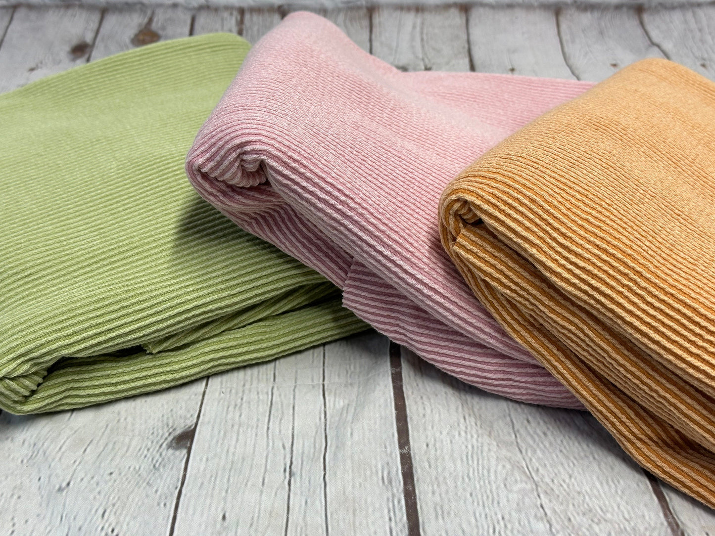 NEW COLORS! Dusty Light Color Rib Wave Knit Spandex Fabric By The Yard Cable Knit Spandex Texture Knit