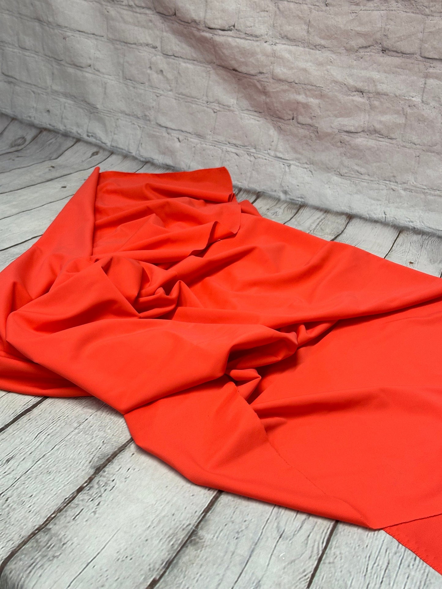 Nylon Spandex Tricot Solid Swimwear Activewear Fabric  By The Yard Coral Hues