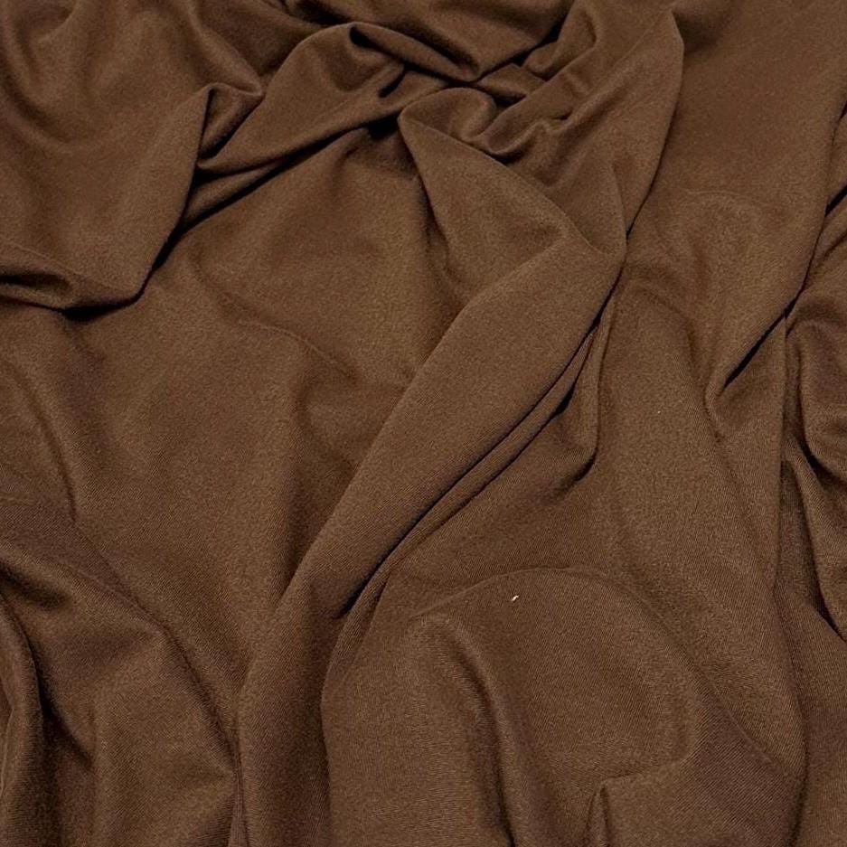 DBP Fabric Double Brushed Poly Fabric by the Yard DBP Jersey Stretchy Soft Polyester Stretch Fabric 1 Yard Solid #5