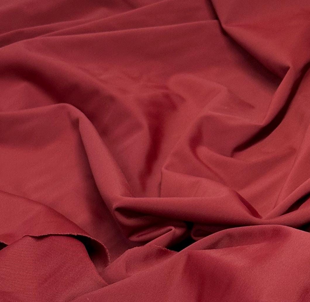 Nylon Spandex Tricot Solid Swimwear Activewear Fabric  By The Yard  Red Hues