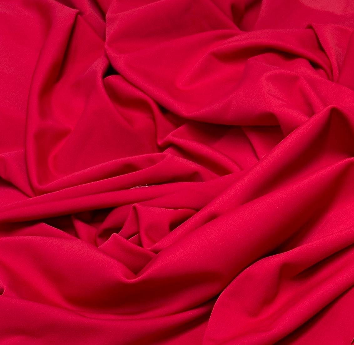 Nylon Spandex Tricot Solid Swimwear Activewear Fabric  By The Yard  Red Hues