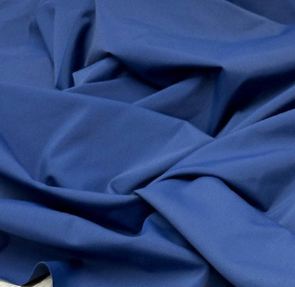 Nylon Spandex Tricot Solid Swimwear Activewear Fabric  By The Yard Dark Blue Shades Hue