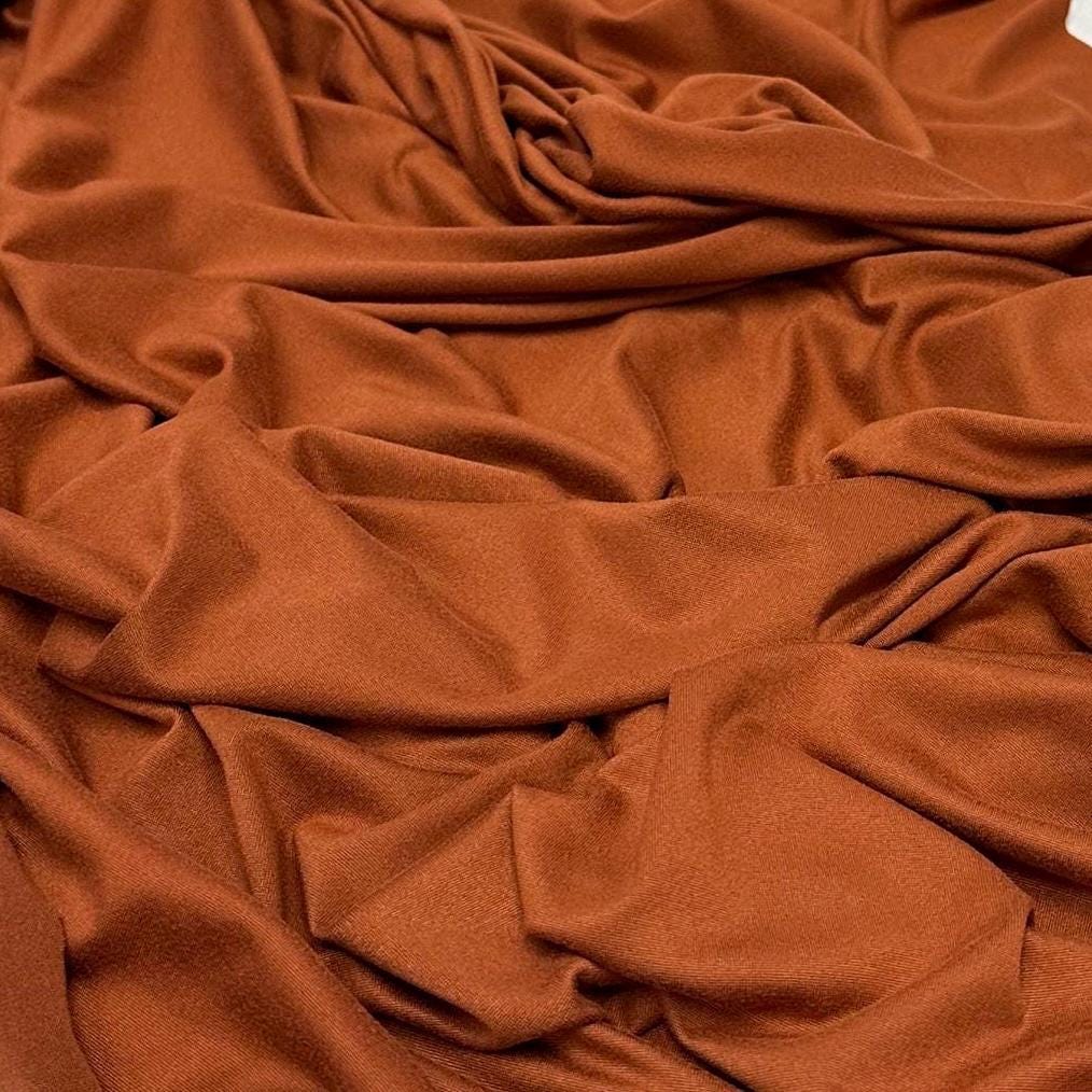 DBP Fabric Double Brushed Poly Fabric by the Yard DBP Jersey Stretchy Soft Polyester Stretch Fabric 1 Yard Solid #5