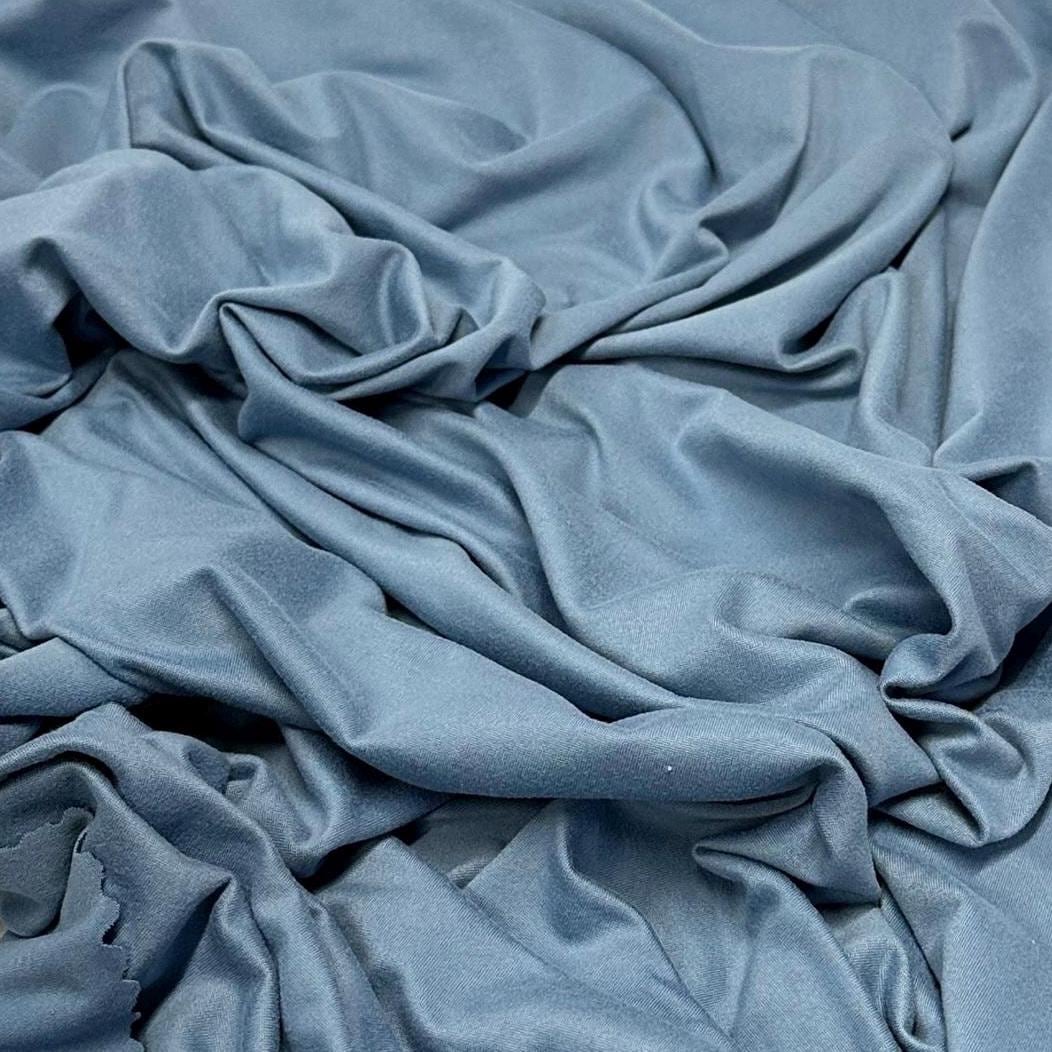 DBP Fabric Double Brushed Poly Fabric by the Yard DBP Jersey Stretchy Soft Polyester Stretch Fabric 1 Yard Solid #6