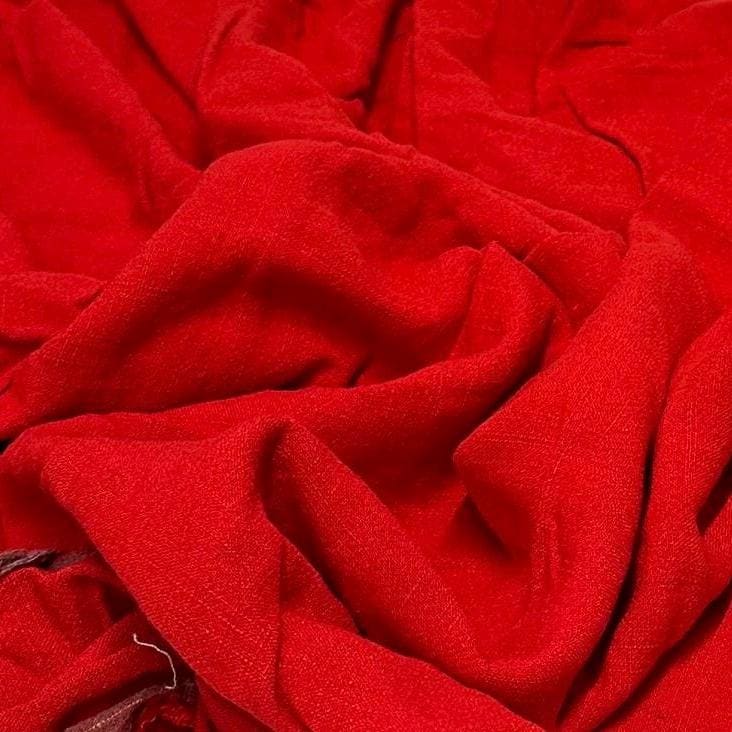 Rayon Linen Blend Soft Woven Fabric By The Yard 240 GSM Bright Colors #4