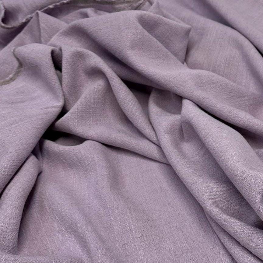 Rayon Linen Blend Soft Woven Fabric By The Yard 240 GSM Pastel #2