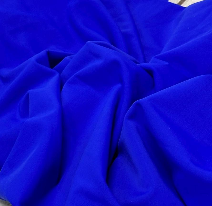 Nylon Spandex Tricot Solid Swimwear Activewear Fabric  By The Yard Blue Shades