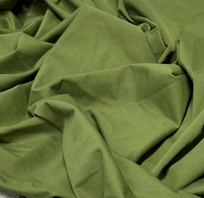 Nylon Spandex Tricot Solid Swimwear Activewear Fabric  By The Yard  Olive Color Hue