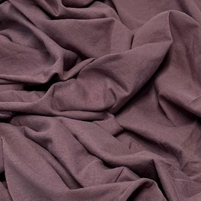 4-Way Stretch Soft Cotton Spandex Fabric Jersey Knit | Bestseller | Fabric By The Yard | Dusty Colors