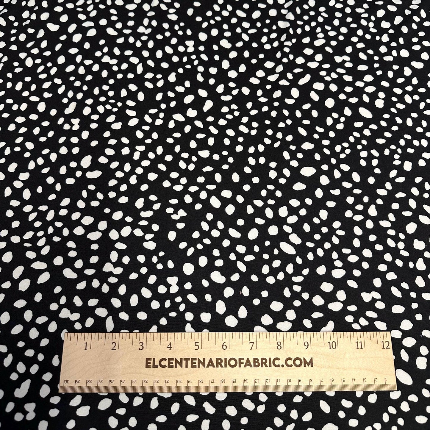 DBP Double Brushed Poly Spandex Print Assorted Dot Polka Dot Print By The Yard