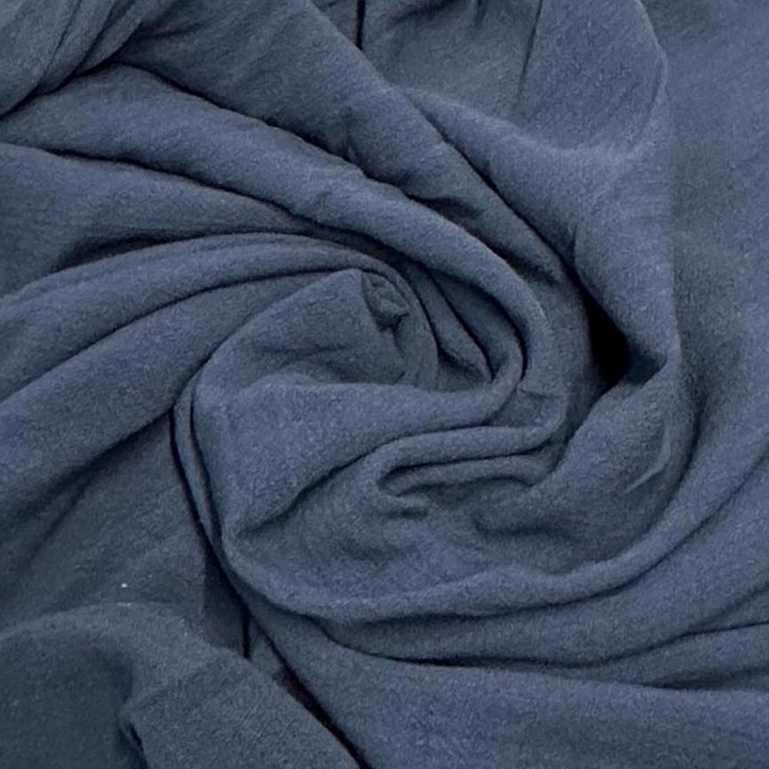 Rayon Linen Blend Soft Woven Fabric By The Yard 240 GSM Blues #3