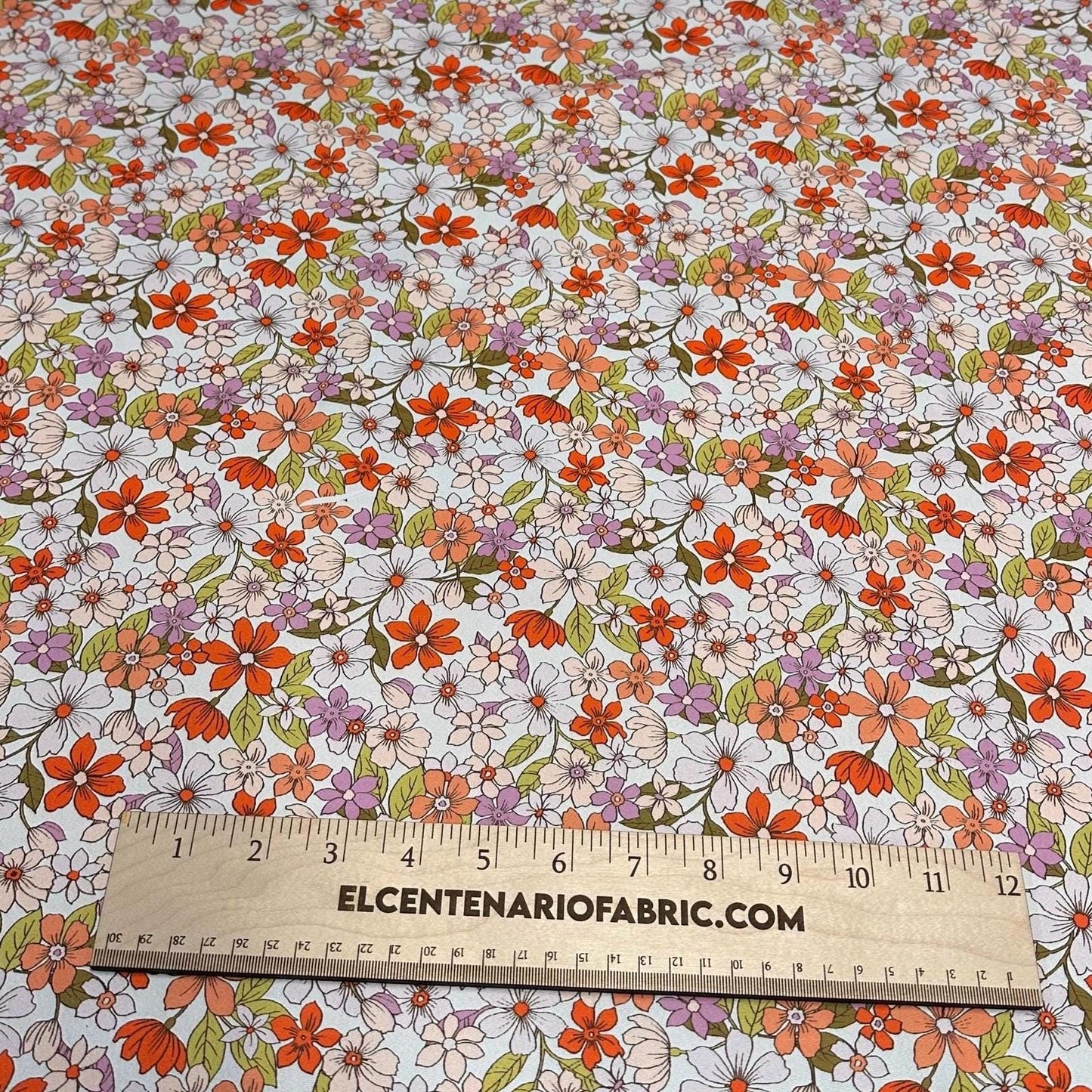 Airflow Woven Print Fabric By The Yard Multi Color Summer  Floral Print