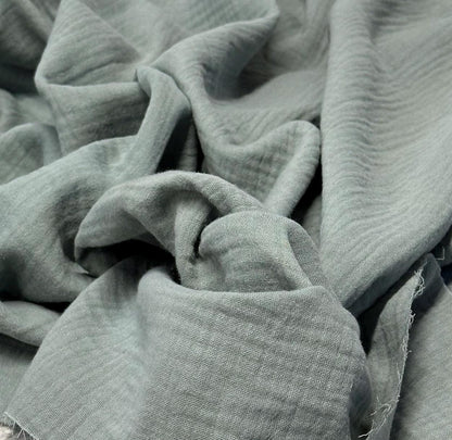 60 inch Wide! 100% Cotton  Double Gauze Muted Pastel Colors Fabric By The Yard