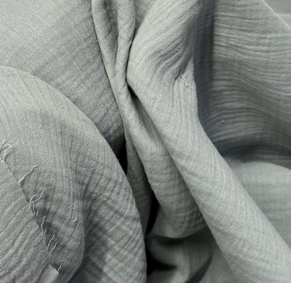 60 inch Wide! 100% Cotton  Double Gauze Muted Pastel Colors Fabric By The Yard