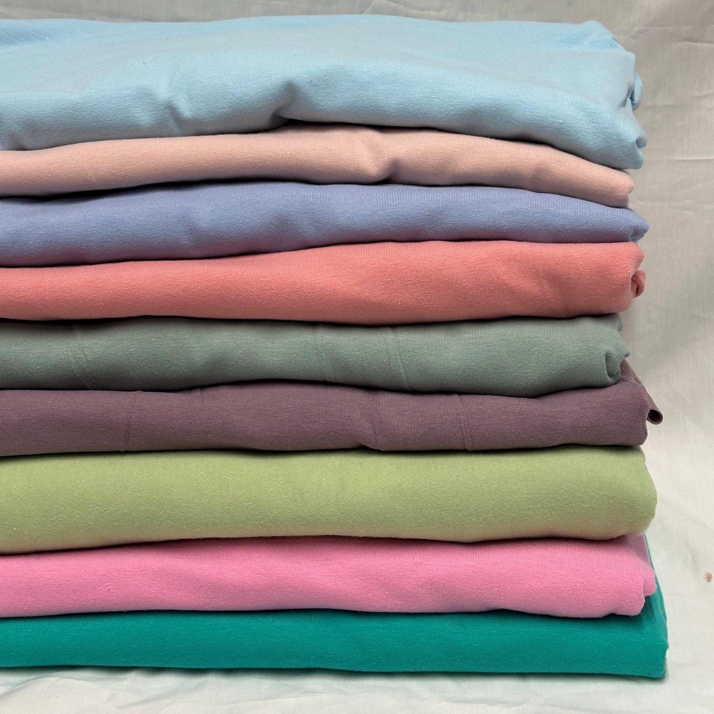 Ultra Soft 4 Way Stretch Cotton Spandex Jersey Knit Fabric By The Yard 200GSM Bodycon Bodysuit ShapeWear Pastel Colors #2