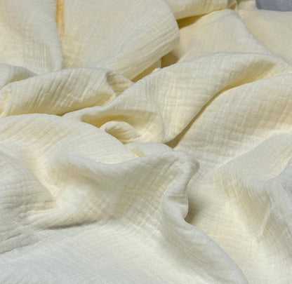 60 inch Wide! 100% Cotton  Double Gauze Muted Pastel Colors Fabric By The Yard