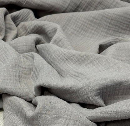 60 inch Wide! 100% Cotton  Double Gauze Muted Pastel Colors Fabric By The Yard