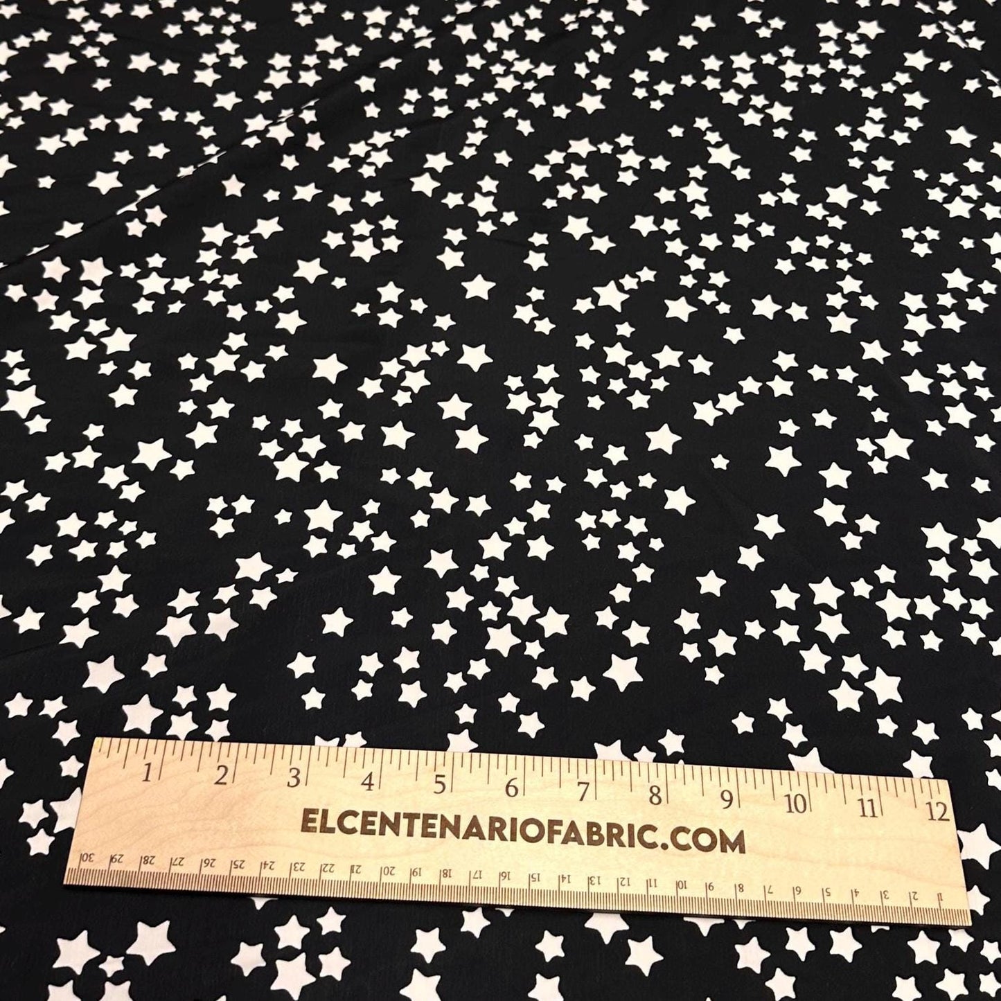 4 Way Stretch Print Nylon Spandex Fabric By The Yard Tricot Swim Wear Bikini Active Wear Star Galaxy Print Black White