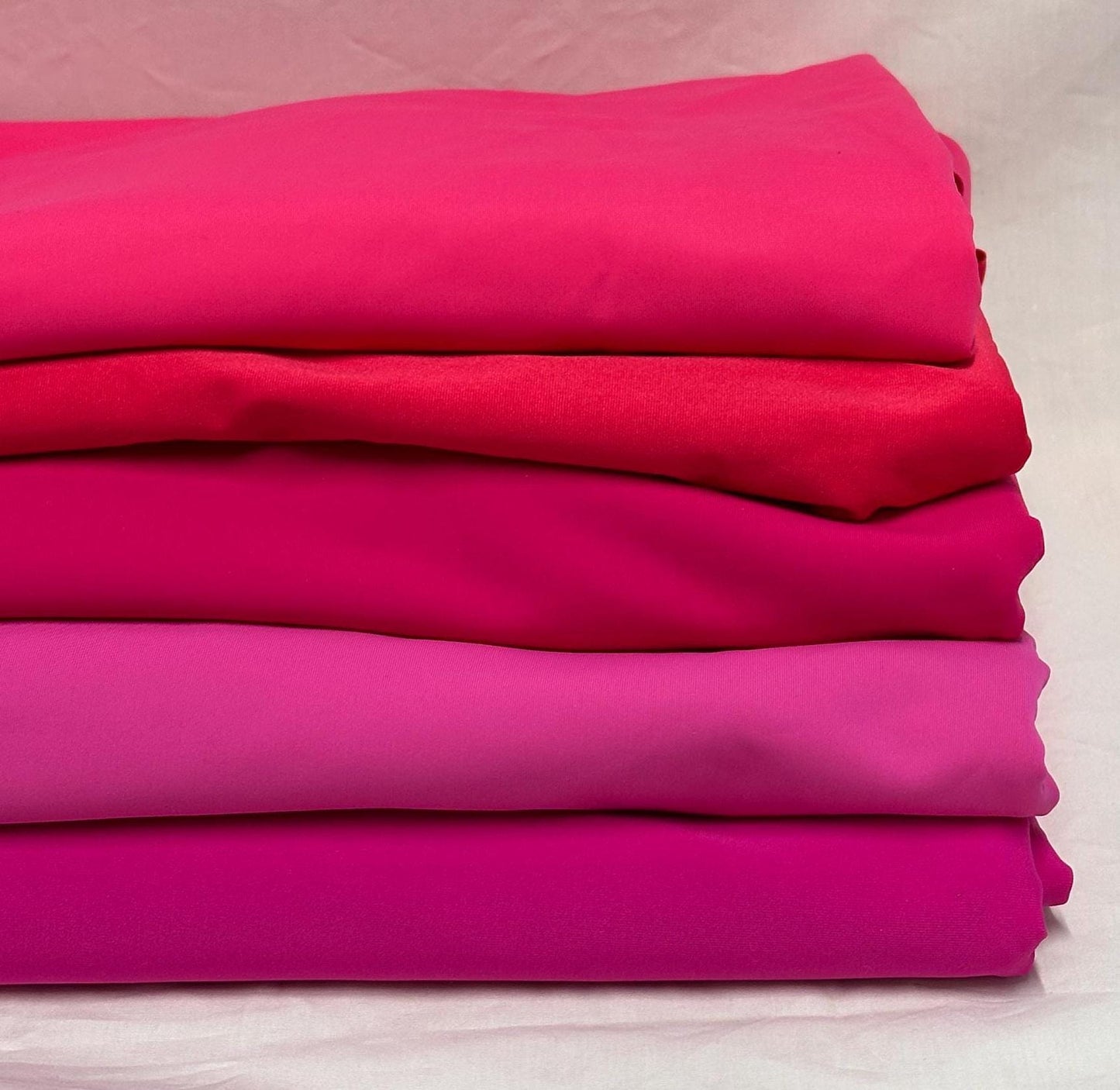 Nylon Spandex Tricot Solid Swimwear Activewear Fabric  By The Yard Fuchsia Hue