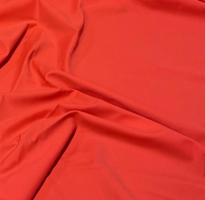 Nylon Spandex Tricot Solid Swimwear Activewear Fabric  By The Yard Orange Coral Hues