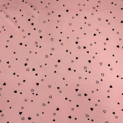 DBP Double Brushed Poly Spandex Print Ditsy Flower Vintage Mini Floral Print By The Yard Denim
