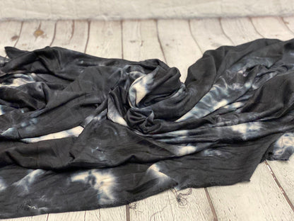 Bamboo Spandex French Terry Tie Dye Print Fabric by The Yard