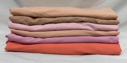 Nylon Spandex Tricot Solid Swimwear Activewear Fabric  By The Yard Nude Brown Neutrals