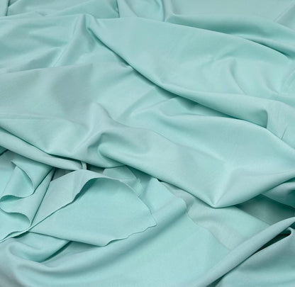Nylon Spandex Tricot Solid Swimwear Activewear Fabric  By The Yard Light Blue Shades Hue