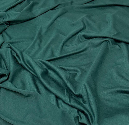 New Colors! 4-Way Stretch Bamboo Fabric| Soft Bamboo Spandex | Fabric By The Yard | For Dresses, Cardigans and Blouses | Olive Green Color