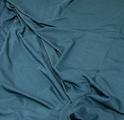 New Colors! 4-Way Stretch Bamboo Fabric| Soft Bamboo Spandex | Fabric By The Yard | For Dresses, Cardigans and Blouses | Olive Green Color