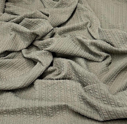 NEW COLORS! Jacquard Texture Knit Spandex Fabric By The Yard Bubble Knit Spandex Texture Knit