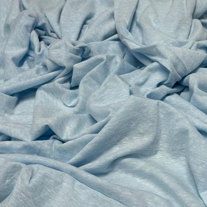 Tri Blend Poly Cotton Knit Jersey Fabric By The Yard